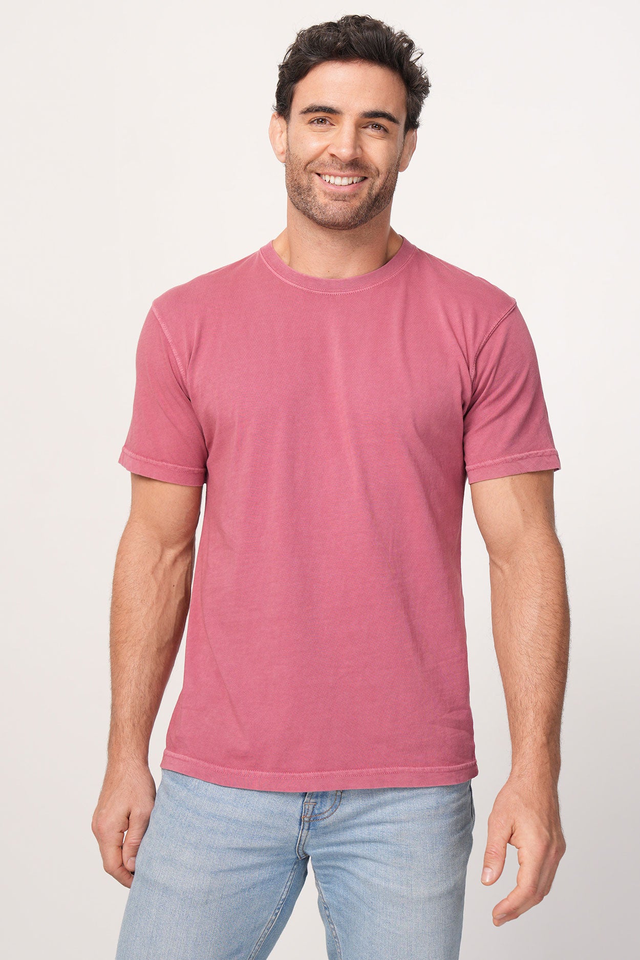 400 – ADULT UNISEX MID WEIGHT PIGMENT DYED TEE
