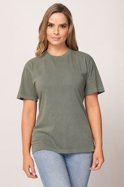 400 – ADULT UNISEX MID WEIGHT PIGMENT DYED TEE
