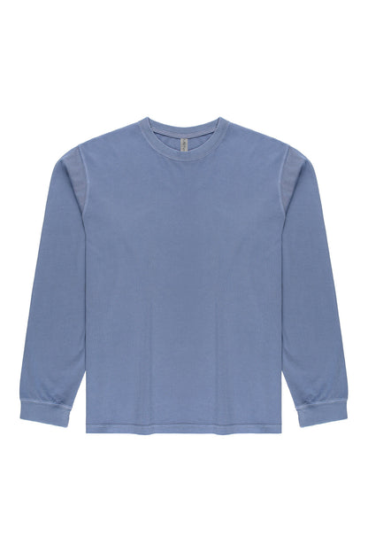 401 – ADULT UNISEX MID WEIGHT L/S PIGMENT DYED TEE