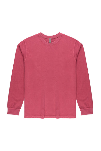 401 – ADULT UNISEX MID WEIGHT L/S PIGMENT DYED TEE