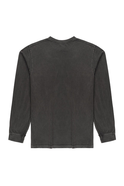 401 – ADULT UNISEX MID WEIGHT L/S PIGMENT DYED TEE