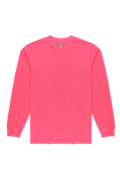 401 – ADULT UNISEX MID WEIGHT L/S PIGMENT DYED TEE