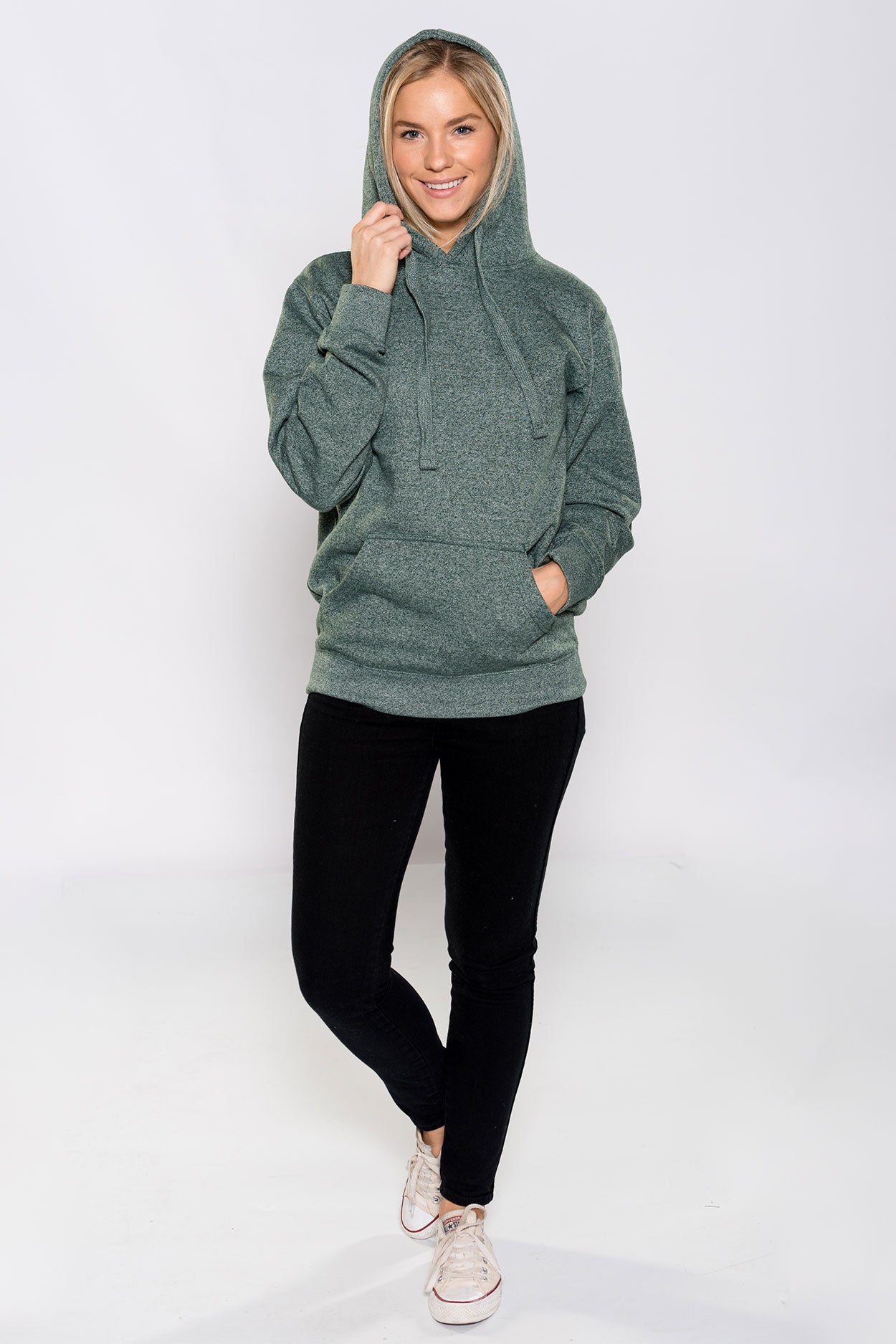 767 – ADULT UNISEX HEAVY WEIGHT PREMIUM MARLED HOODY