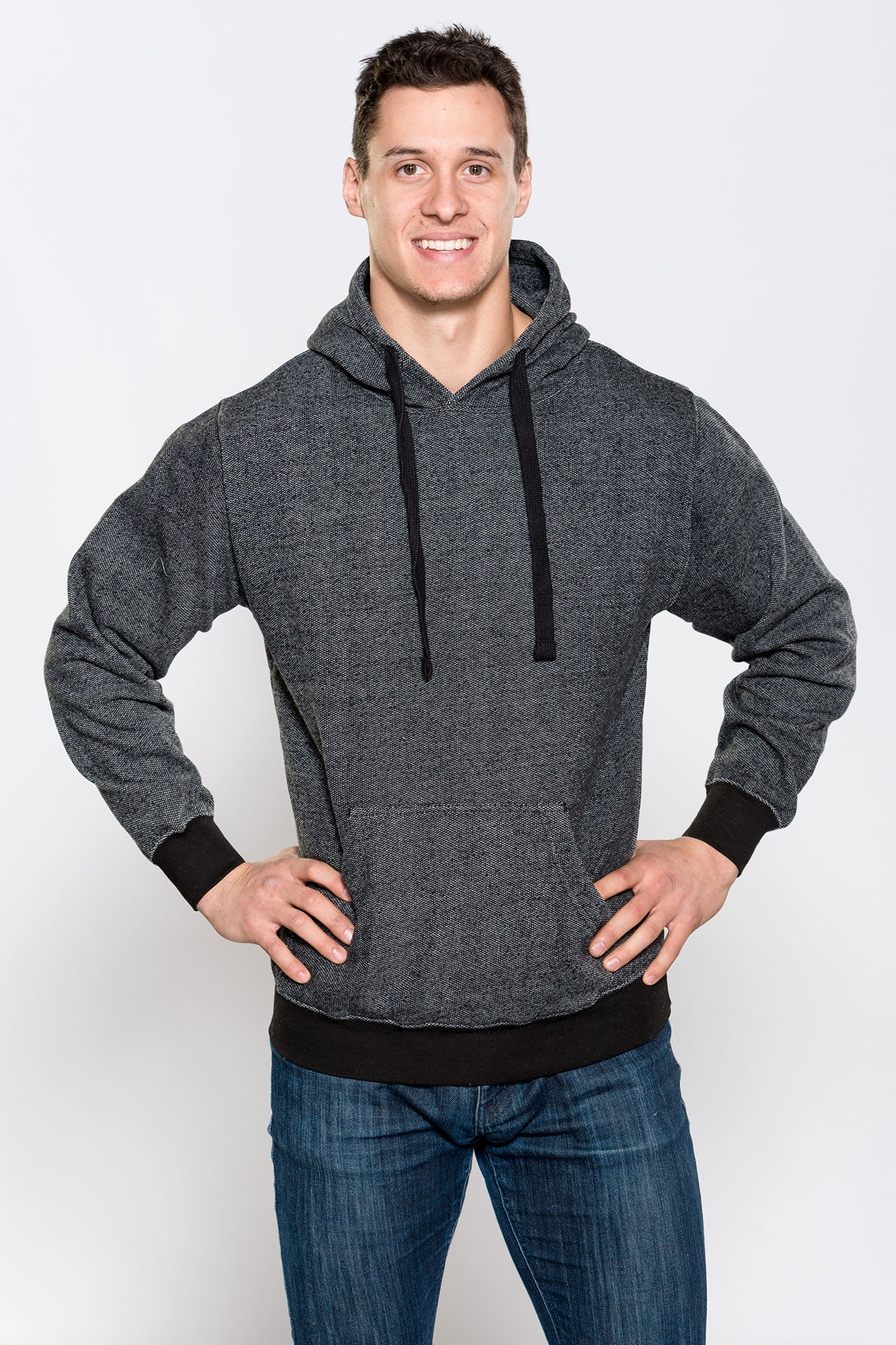 767 – ADULT UNISEX HEAVY WEIGHT PREMIUM MARLED HOODY