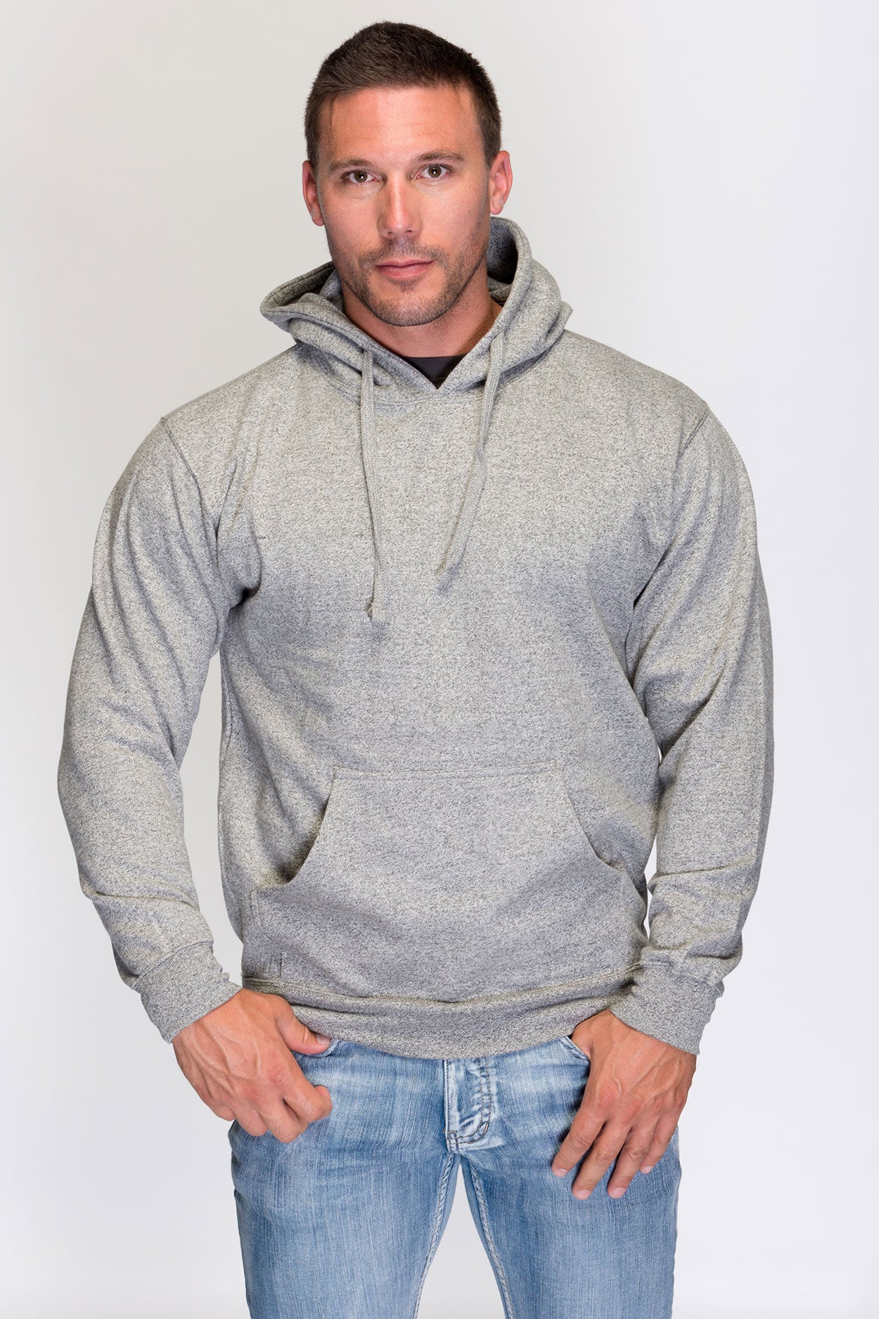 767 – ADULT UNISEX HEAVY WEIGHT PREMIUM MARLED HOODY