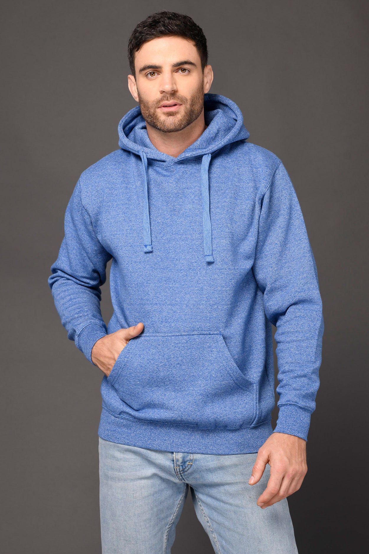 767 – ADULT UNISEX HEAVY WEIGHT PREMIUM MARLED HOODY