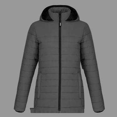 L00931 - Yukon - DISCONTINUED - Ladies Puffy Jacket w/ Detachable Hood