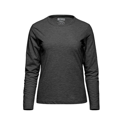 S05896 - Riverside - Ladies Cotton-Poly Long Sleeve Crewneck T-Shirt