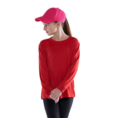 S5937Y - Shore - Youth Performance Long Sleeve Crewneck T-Shirt